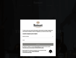 ruinart.com screenshot