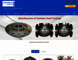 rukmanisteelcastings.com screenshot