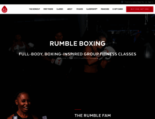 rumbleboxinggym.com screenshot