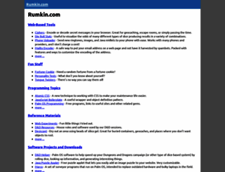 rumkin.com screenshot
