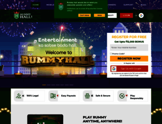 rummyhall.com screenshot