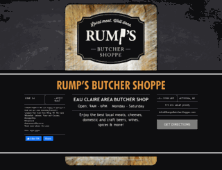 rumpsbutchershoppe.com screenshot