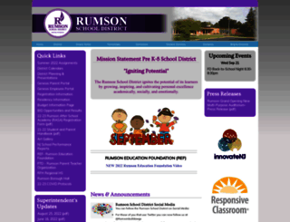 rumsonschool.org screenshot