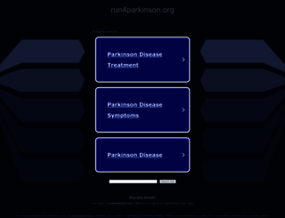 run4parkinson.org screenshot