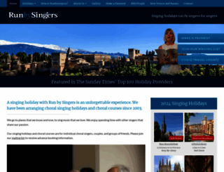 runbysingers.org screenshot