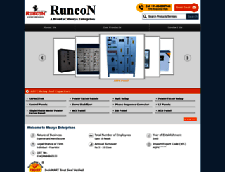 runcon.co.in screenshot