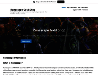 runescapegold270784073.wordpress.com screenshot