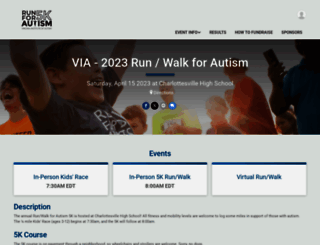 runforautism5k.org screenshot