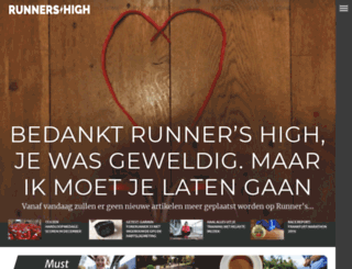 runners-high.nl screenshot