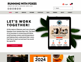 running-with-foxes.com screenshot