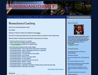 runningandthecity.com screenshot