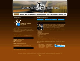 runningcount.com screenshot