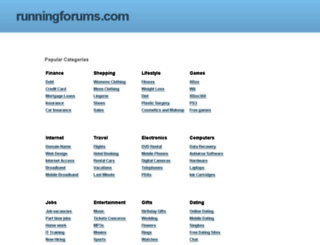 runningforums.com screenshot