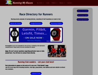 runningmyraces.com screenshot