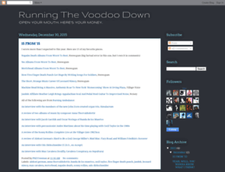runningthevoodoodown.blogspot.com screenshot