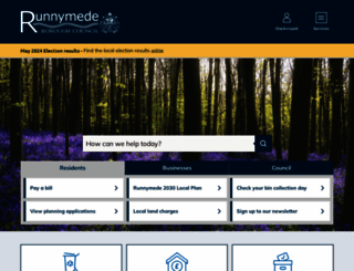 runnymede.gov.uk screenshot