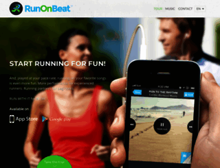 runonbeat.com screenshot