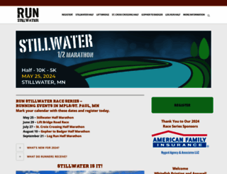 runstillwater.com screenshot