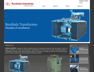 runthalaindustries.com screenshot