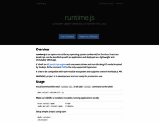 runtimejs.org screenshot