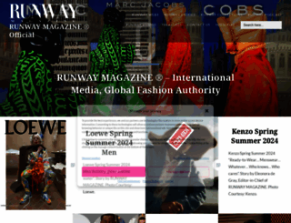 runwaymagazine.us screenshot