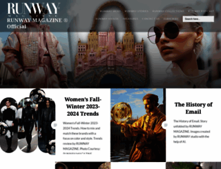 runwaymagazines.com screenshot