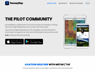 runwaymap.com screenshot