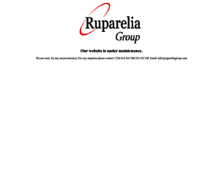 rupareliagroup.com screenshot