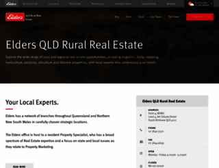 ruralqld.eldersrealestate.com.au screenshot