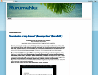 rurumahku.blogspot.com screenshot