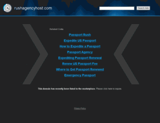 rushagencyhost.com screenshot