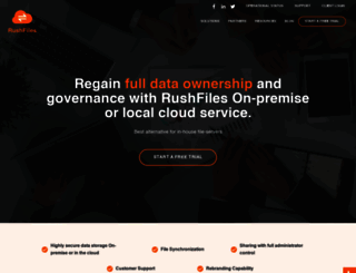 rushfiles.com screenshot