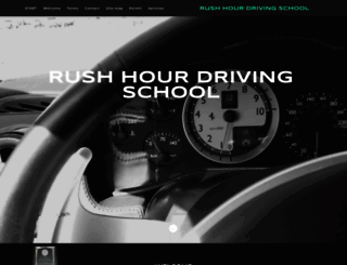 rushhourdrivingschool.com screenshot