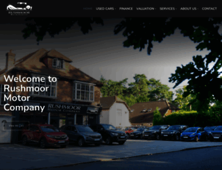 rushmoormotor.co.uk screenshot