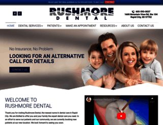 rushmoredental.com screenshot