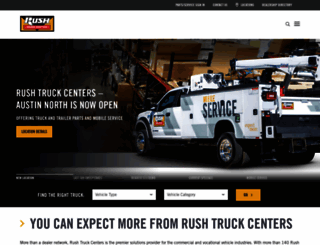 rushtruckcenters.com screenshot