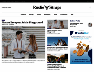 rusliestraps.com screenshot