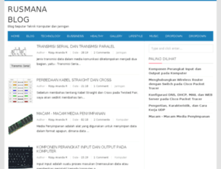 rusmanablog.web.id screenshot