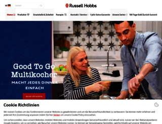 russell-hobbs.de screenshot