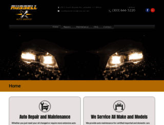 russellautoservice.net screenshot