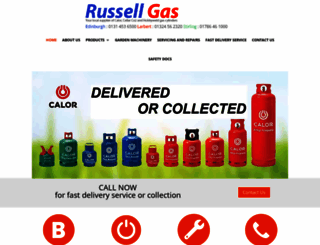 russellgas.co.uk screenshot