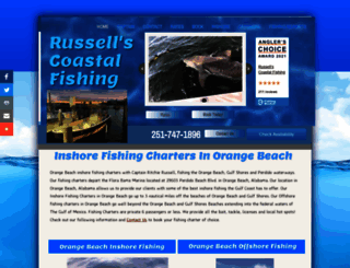 russellsfishingcharters.com screenshot