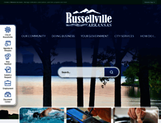 russellvillearkansas.org screenshot