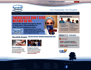 russellvillehospital.com screenshot