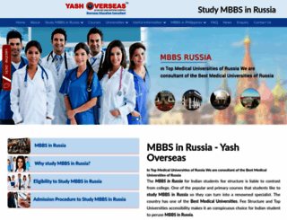 russia-mbbs.in screenshot