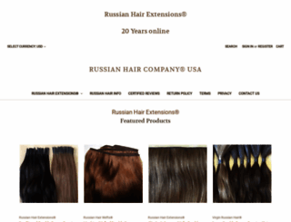 russianhair.net screenshot