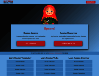 russianlanguageguide.com screenshot