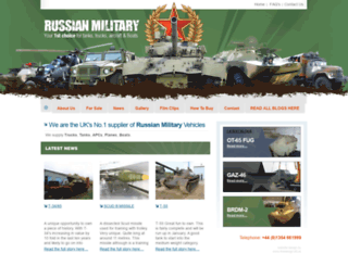 russianmilitary.co.uk screenshot