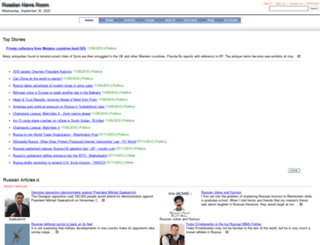 russiannewsroom.com screenshot