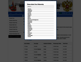 russianvisacenter.net screenshot